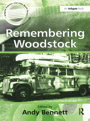 cover image of Remembering Woodstock